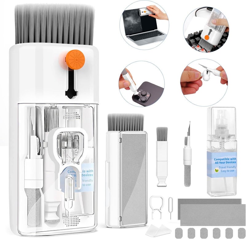 CleaniKu Keyboard Cleaner Laptop Cleaning Kit - All in One Computer Tech Cleaning Brush, Multi-Function Pc Accessories with Airpod Cleaning Kit, Electronic Laptop Screen Cleaner for MacBook, iPhone, Gaming - Image 1
